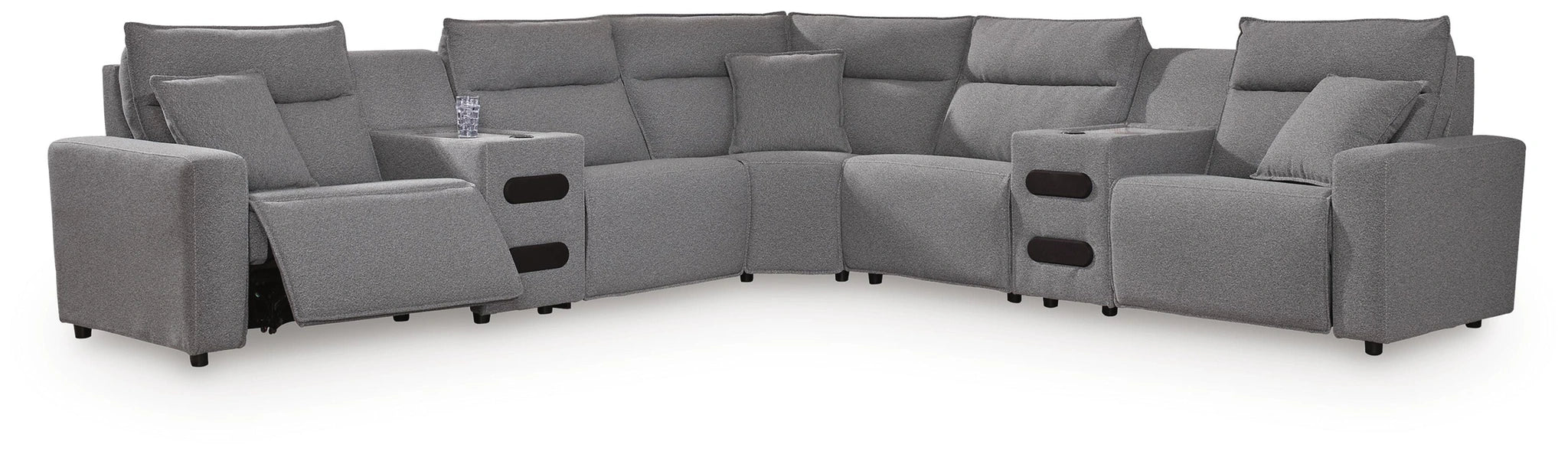 Five Star Furniture - Modmax II Power Reclining Sectional with Audio Consoles