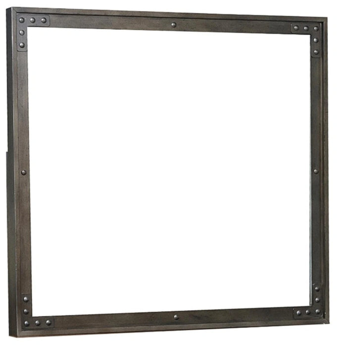 Five Star Furniture - Holverson Mirror in Rustic Brown & Gunmetal 1715-6
