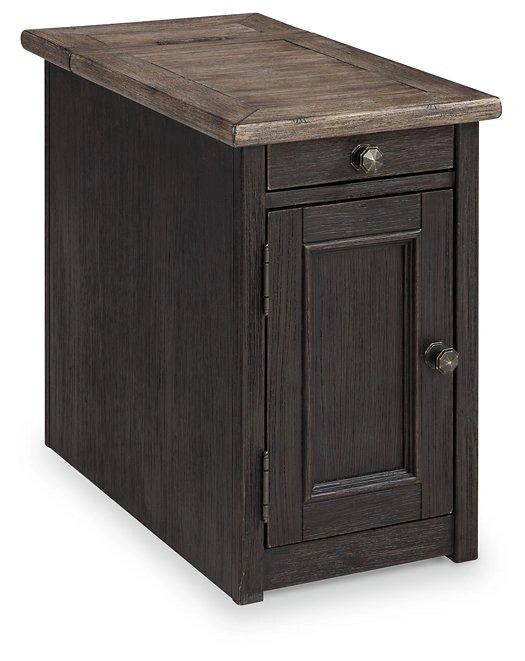 Five Star Furniture - Tyler Creek Chairside End Table with USB Ports & Outlets image