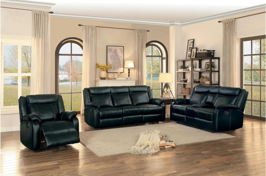 Five Star Furniture - Jude Double Glider Recliner Loveseat in Black 8201BLK-2