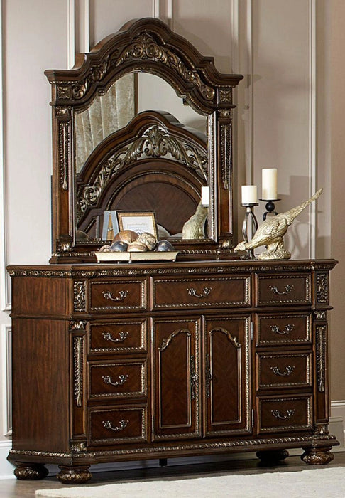 Five Star Furniture - Catalonia 9 Drawer Dresser in Cherry 1824-5