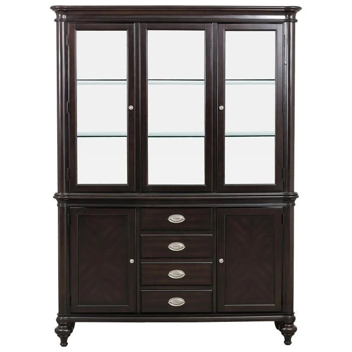 Five Star Furniture - Marston Buffet with Hutch in Dark Cherry 2615DC-50-55