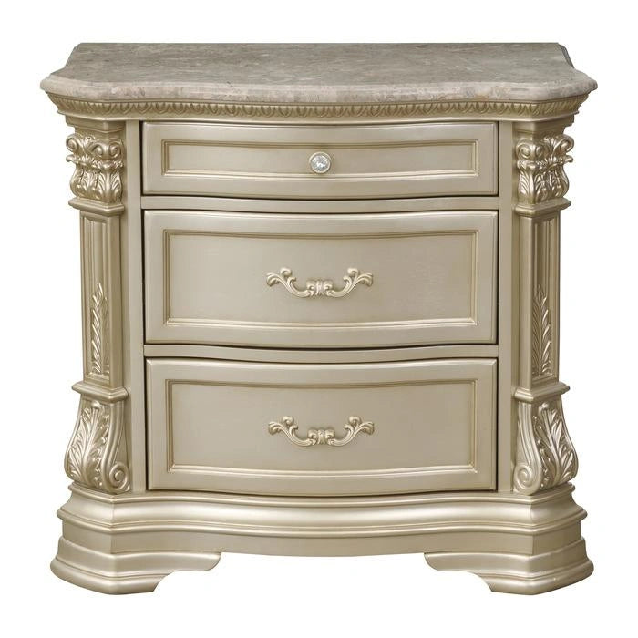 Five Star Furniture - Antoinetta Nightstand in Champagne Wood 1919NC-4