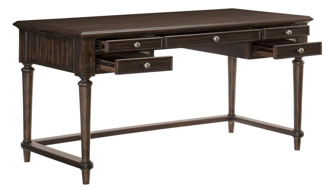 Five Star Furniture - Cardano Writing Desk w/ 3 Working Drawers in Charcoal 1689-16