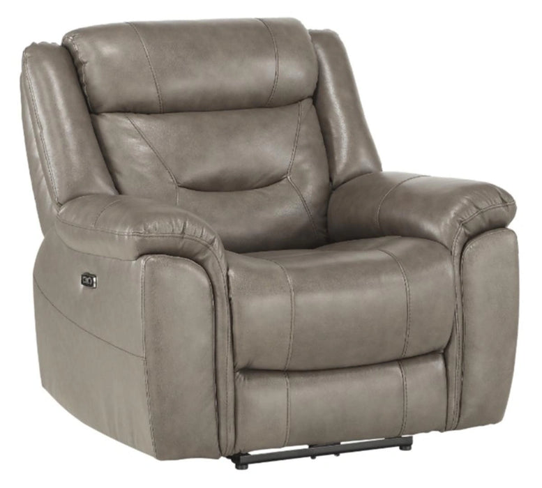 Five Star Furniture - Danio Power Double Reclining Chair with Power Headrests in Brownish Gray 9528BRG-1PWH