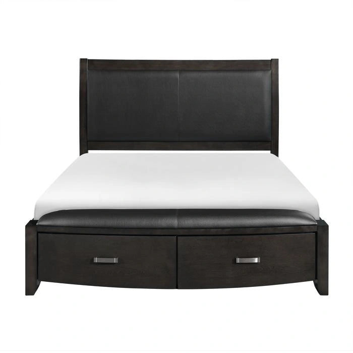 Five Star Furniture - Lyric King Sleigh Storage Bed in Brownish Gray 1737KNGY-1EK