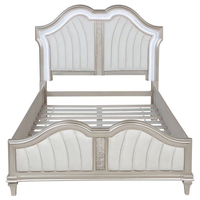 Five Star Furniture - Evangeline Panel Bed with LED Lighting