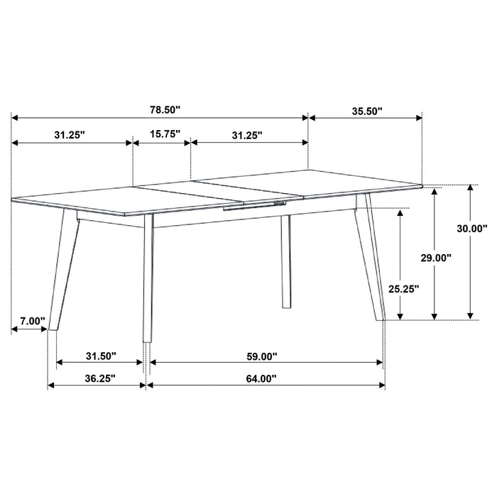 Five Star Furniture - Crestmont Extension Dining Table