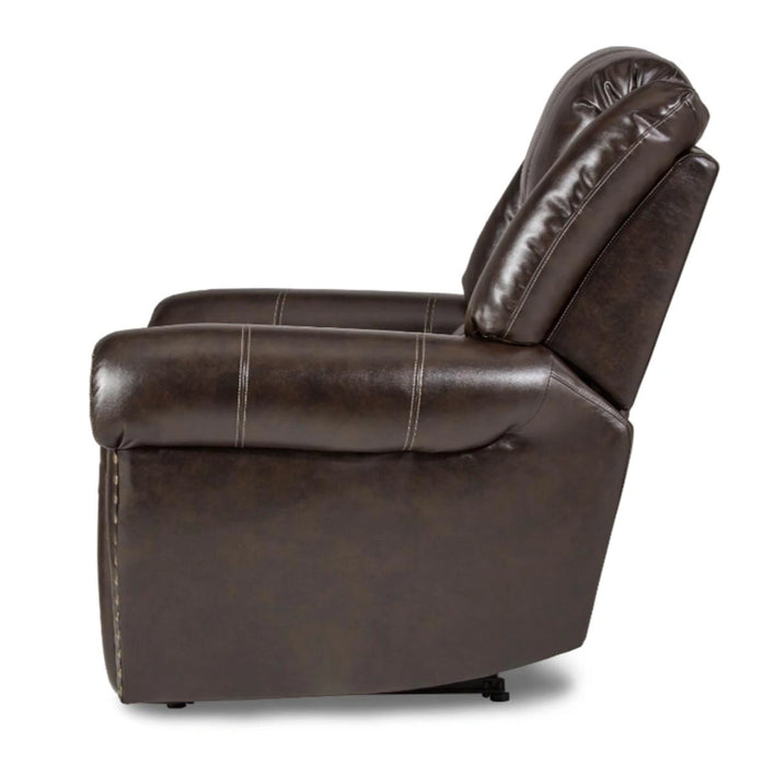 Five Star Furniture - Center Hill Glider Reclining Chair in Dark Brown 9668BRW-1