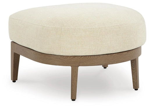 Five Star Furniture - Serene Bay Outdoor Ottoman with Cushion image