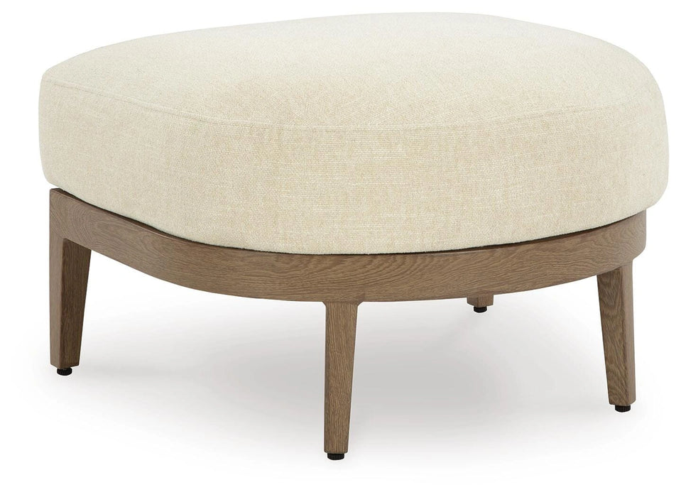 Five Star Furniture - Serene Bay Outdoor Ottoman with Cushion image