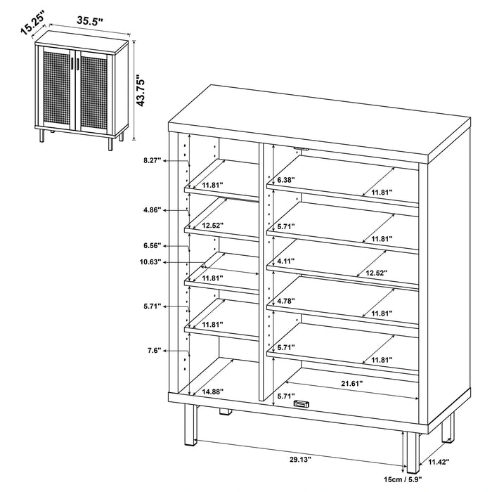 Five Star Furniture - Teller Shoe Cabinet
