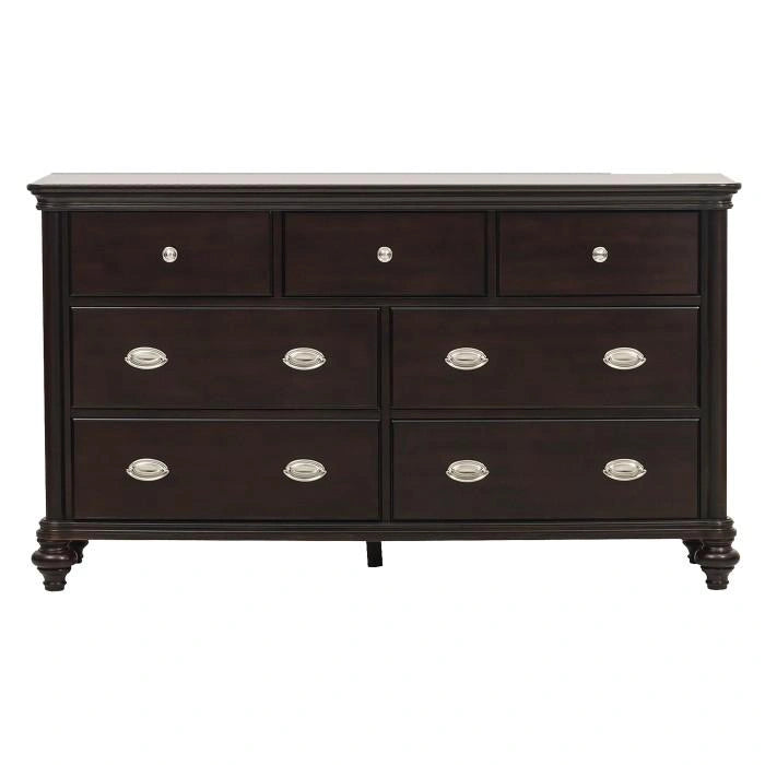 Five Star Furniture - Marston 7 Drawer Dresser in Dark Cherry 2615DC-5
