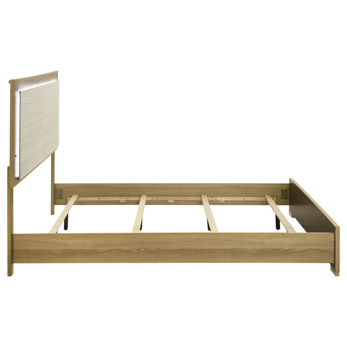 Five Star Furniture - Hyland Panel Bed with LED Lighting