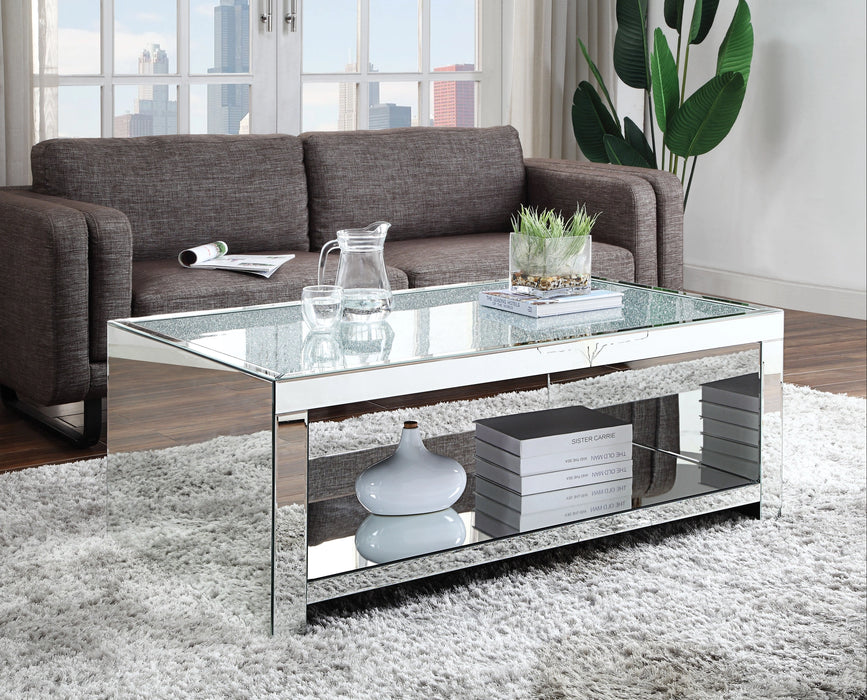 Five Star Furniture - Malish Mirrored Coffee Table