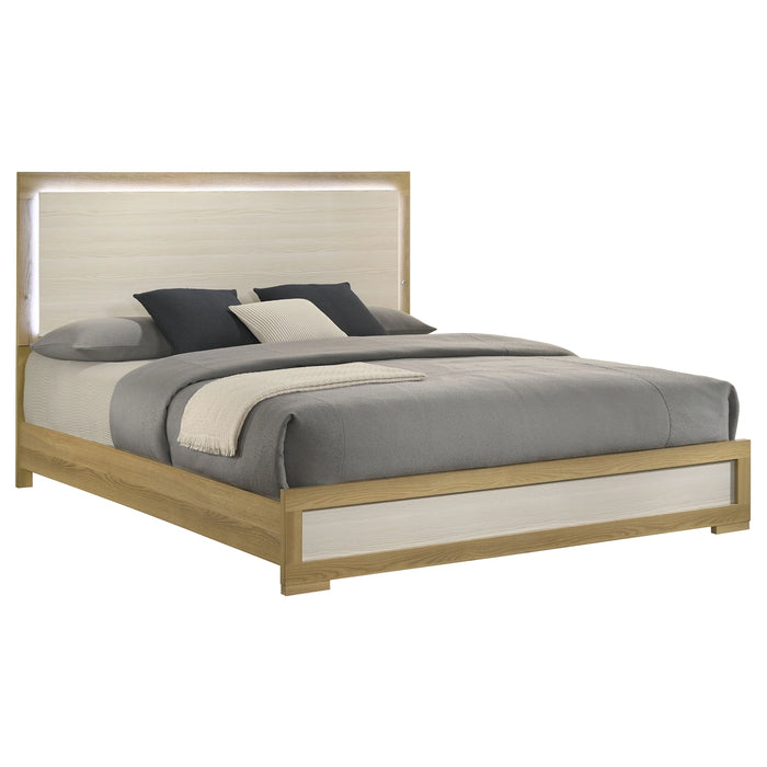 Five Star Furniture - Hyland Panel Bed with LED Lighting