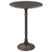 Five Star Furniture - Oswego Round Bar Table Dark Russet and Antique Bronze image