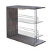 Five Star Furniture - Prescott Rectangular 2-shelf Bar Unit Grey image