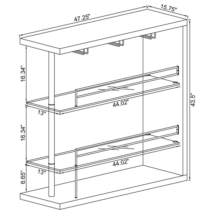 Five Star Furniture - Prescott Bar Shelf