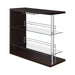 Five Star Furniture - Prescott Rectangular 2-shelf Bar Unit Glossy Cappuccino image