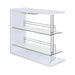 Five Star Furniture - Prescott Rectangular 2-shelf Bar Unit Glossy White image