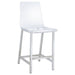 Five Star Furniture - Juelia Counter Height Stools Chrome and Clear Acrylic (Set of 2) image