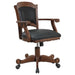 Five Star Furniture - Turk Game Chair with Casters Black and Tobacco image