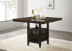 Five Star Furniture - Jaden Square Counter Height Table with Storage Espresso image