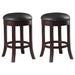 Five Star Furniture - Aboushi Swivel Counter Height Stools with Upholstered Seat Brown (Set of 2) image