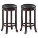 Five Star Furniture - Aboushi Swivel Bar Stools with Upholstered Seat Brown (Set of 2) image