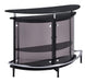 Five Star Furniture - Amarillo 2-tier Bar Unit Black and Chrome image