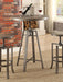 Five Star Furniture - Bartlett Adjustable Swivel Bar Table Brushed Nutmeg image