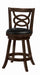 Five Star Furniture - Calecita Swivel Counter Height Stools with Upholstered Seat Cappuccino (Set of 2) image