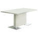 Five Star Furniture - Anges T-shaped Pedestal Dining Table Glossy White image