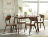 Five Star Furniture - Kersey 5-piece Rectangular Dining Set Chestnut and Tan image