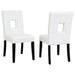 Five Star Furniture - Shannon Open Back Upholstered Dining Chairs White (Set of 2) image