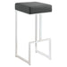 Five Star Furniture - Gervase Square Bar Stool Grey and Chrome image