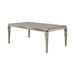 Five Star Furniture - Bling Game Rectangular Dining Table with Leaf Metallic Platinum image