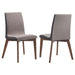 Five Star Furniture - Redbridge Upholstered Side Chairs Grey and Natural Walnut (Set of 2) image