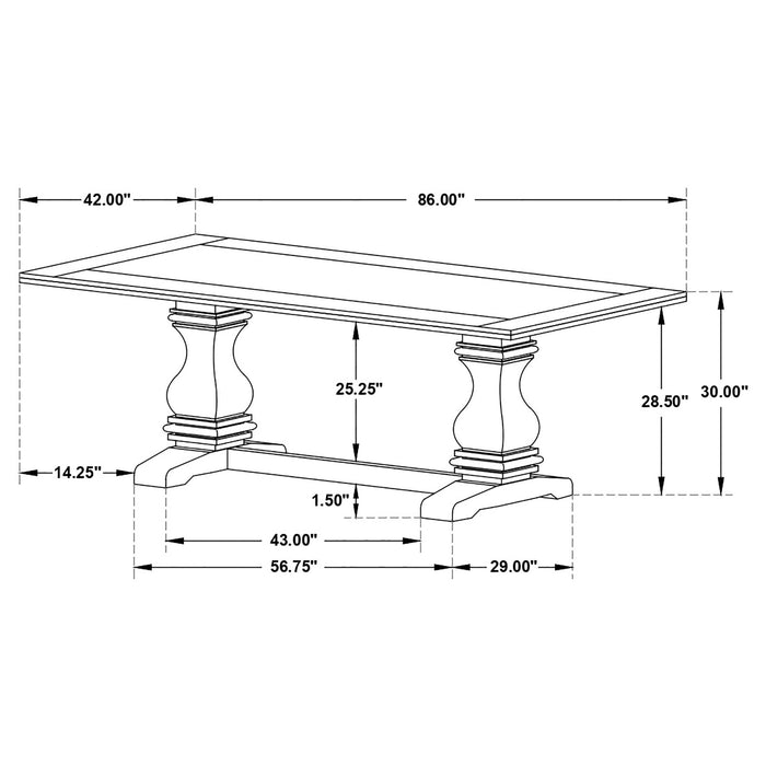 Five Star Furniture - Parkins Dining Table