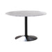 Five Star Furniture - Bartole Round Dining Table White and Matte Black image