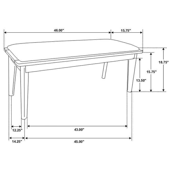 Five Star Furniture - Alfredo Dining Bench