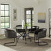 Five Star Furniture - Aviano 5-piece Dining Set Gunmetal and Matte Black image