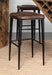 Five Star Furniture - Alvaro Leather Upholstered Backless Bar Stool Antique Brown and Black (Set of 2) image