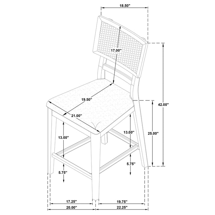 Five Star Furniture - Kailani Counter Height Dining Set