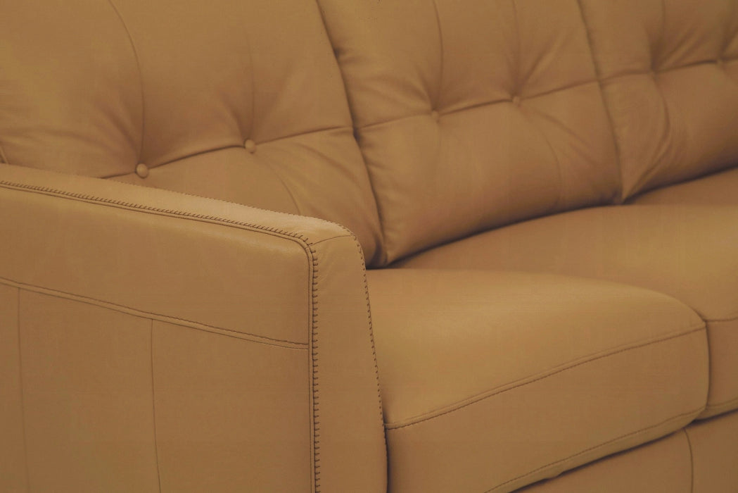 Five Star Furniture - Radwan Camel Leather Sofa