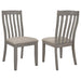 Five Star Furniture - Nogales Slat Back Side Chairs Coastal Grey (Set of 2) image