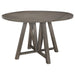 Five Star Furniture - Athens Round Counter Height Table with Drop Leaf Barn Grey image