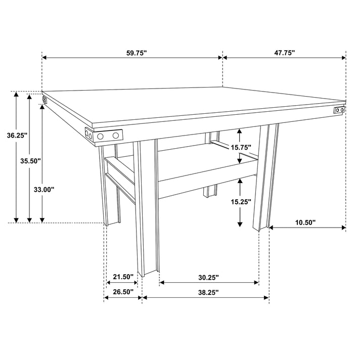 Five Star Furniture - Patterson Counter Height Dining Table