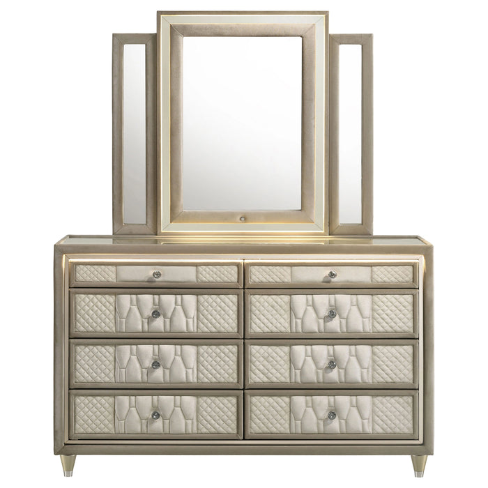 Five Star Furniture - Lorient LED Dresser with LED Mirror
